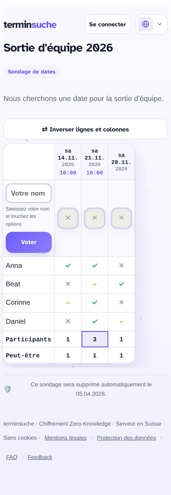 Voter sur smartphone